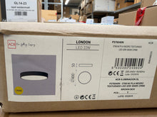 Laden Sie das Bild in den Galerie-Viewer, ACB London 40 LED-Deckenleuchte Schwarz – Abverkauf