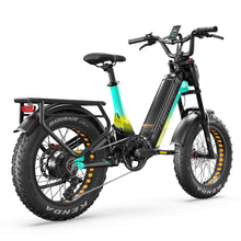 Laden Sie das Bild in den Galerie-Viewer, Lankeleisi RX800 Plus 20" Fatbike 960Wh vollgefedertes SUV-E-Bike